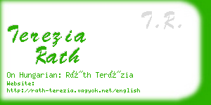 terezia rath business card